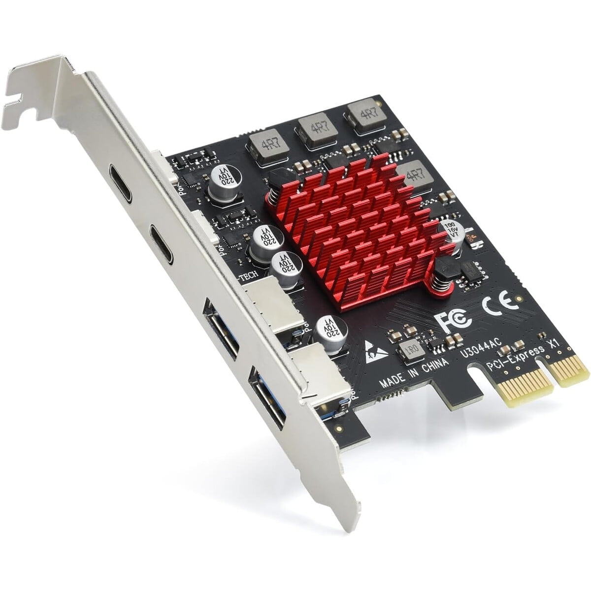 Tarjeta Pcie Eluteng 4 Puertos Usb 3.1 2a 2c 10gbps