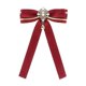 thumbnail image 1 of Broche De Lazo De Cinta Preatado Con Lazo, Corbata De Moda Para Traje, Uniforme, Banquete, Rojo, 1 of 5