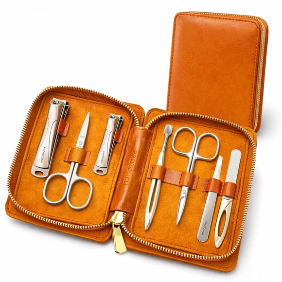 Set De Manicura Premium Acero Inoxidable Estuche De Viaje