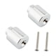 thumbnail image 2 of 2 Piezas De Extremos De Manillar De Motocicleta Para Honda CBR 954RR Gold WingGL1800 Silver, 2 of 5