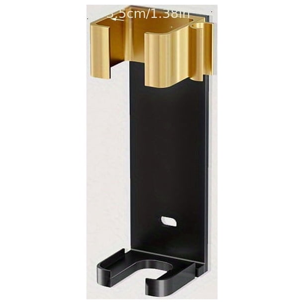 1pc Space-Saving Bathroom Hair Tool Holder with Cable Management Slot - Wall Mounted Straightener and Curler Rack for Organized Beauty Routine