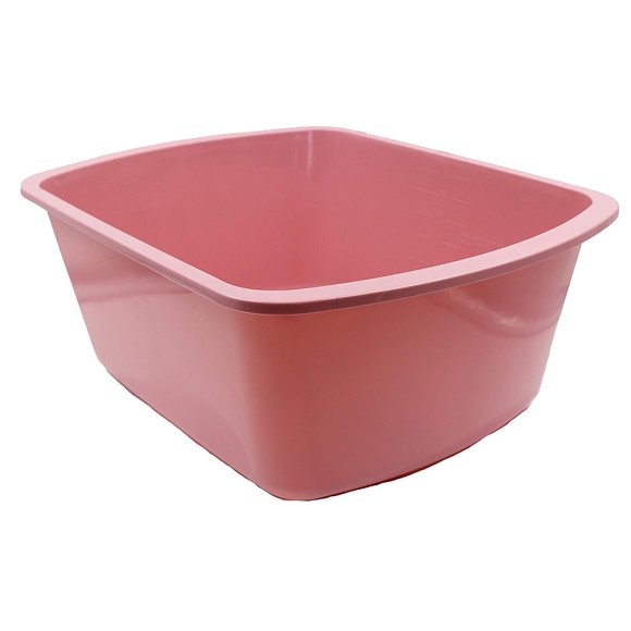 Lavabo portátil Comfort Axis, rectangular, 5,7 L, rosa (paquete de 2)