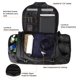 thumbnail image 3 of Mochila tipo duffel convertible Ubon 65 L negra, 3 of 6