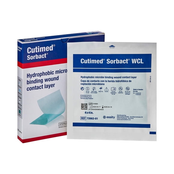 Capa de Contacto para Heridas Cutimed Sorbact 10 unidades 10x10 cm