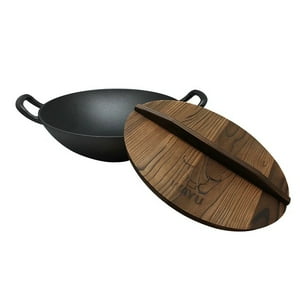 Disparo - Disco Hierro Fundido 32Cm Wayu Con Tapa Asado Parrilla Cocina
