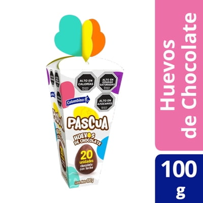 Huevitos De Chocolate Pascua 100 G Colombina