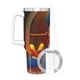 thumbnail image 3 of Bienvenido a Casa: Wally Darling Vaso aislado de acero inoxidable con asa, diseño temático, regalo para familia, amigos y fans; incluye pajita y encaja en el portavasos estándar, 40 oz, 3 of 6