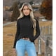 thumbnail image 4 of Pack 3 Sweater Beatle Cuello Alto Mujer Lanilla SuaveS-2XL, 4 of 8