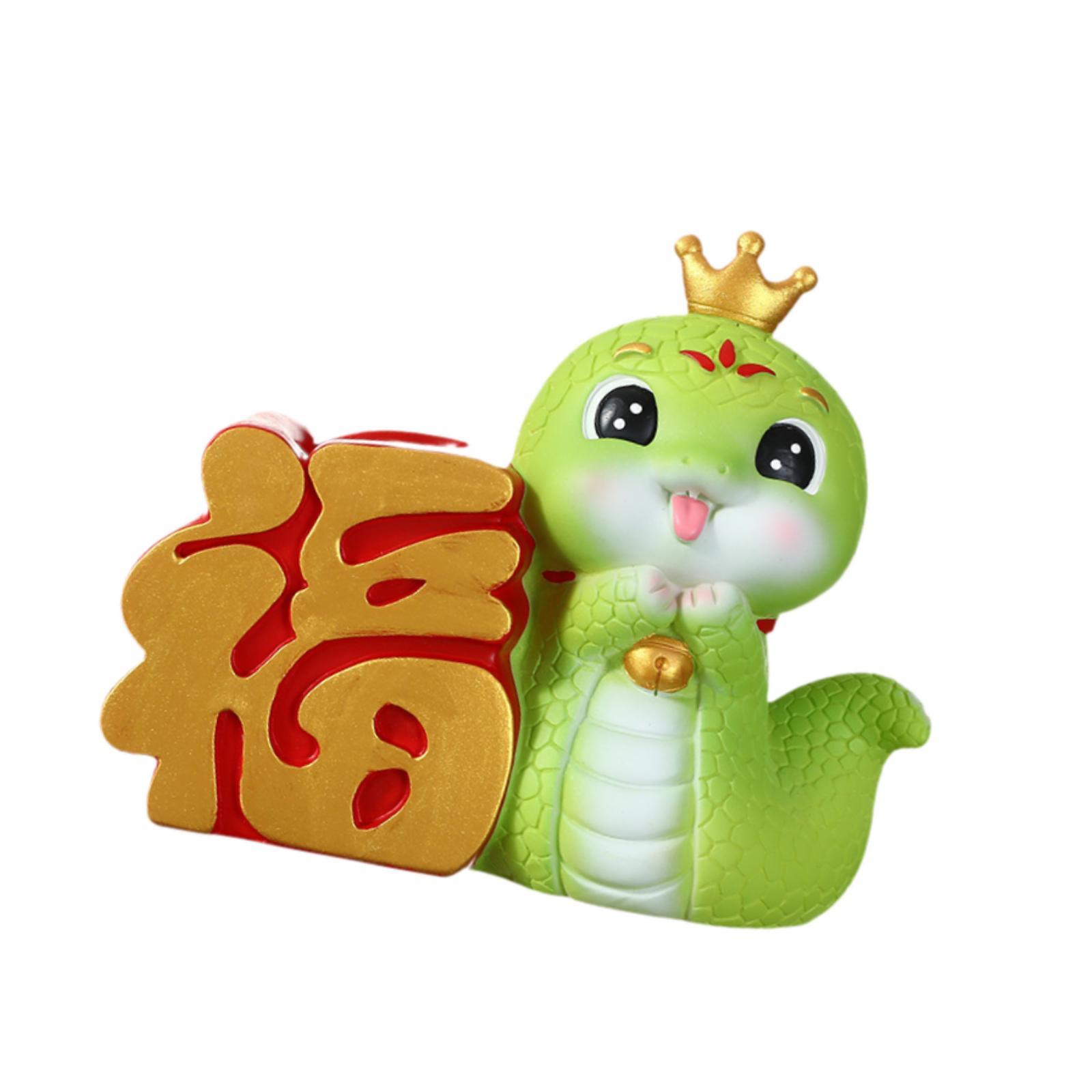 Bothyi - Estatua De Serpiente De Dibujos Animados, Florero, Adorno Artesanal Para Estante, Oficina, Dormitorio, Personaje Fu