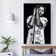 thumbnail image 5 of Póster estético en blanco y negro de Post Malone, lienzo decorativo para pared, póster para sala de estar, dormitorio, 30 x 45 cm, 5 of 5