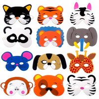 Máscaras De Espuma Para Animales Rhode Island Novelty, 1 Docena, 18 Cm - 33 Cm