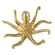 thumbnail image 3 of Pomo Para Armario, Muebles, Mesita De Noche Para Baño, Tirador Decorativo, Tirador De Latón, Pulpo, 4,8x3,8cm, 3 of 3