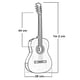 thumbnail image 4 of Guitarra Acústica 39 Pulgadas + Funda Sunburdst Hendrix, 4 of 6