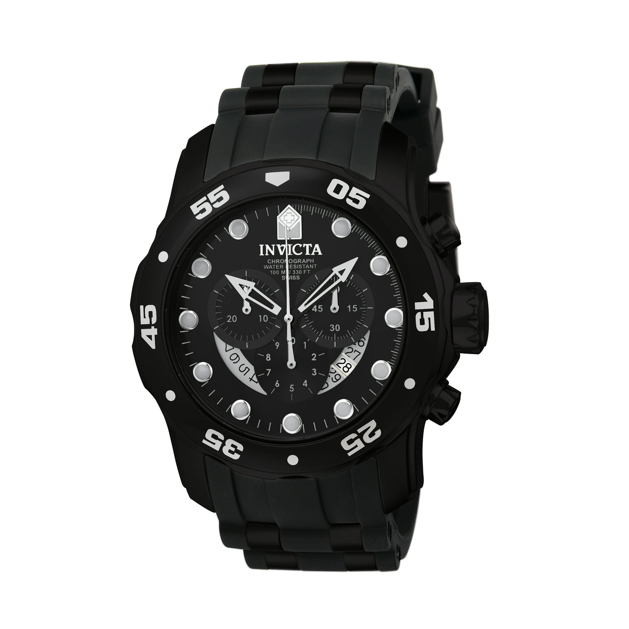 Reloj Invicta 6986 Pro Diver Colección Cronógrafo Esfera Negra