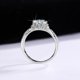 thumbnail image 3 of Moissanite Anillos de Boda para Mujer 1 Uds Corte Redondo Color D VVS1 Anillos de Diamante Verde/rojo/rosa Plata Esterlina S925 Anillos de Compromiso Moissanite con Certificado, 3 of 9