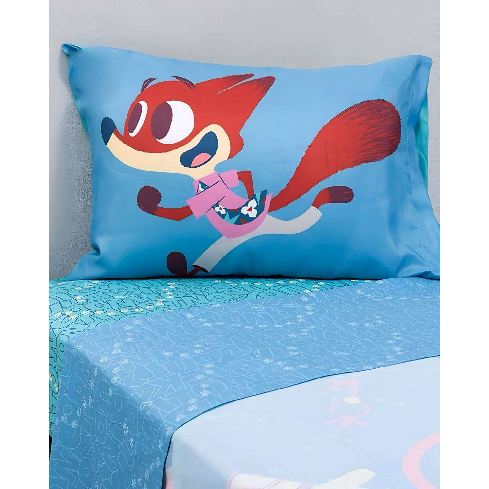 Juego Sábana Infantil Zootopia Plaza Y Media Mashini