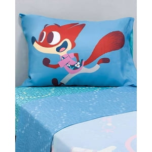 Juego Sábana Infantil Zootopia Plaza Y Media Mashini