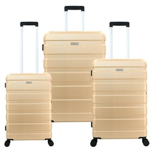 Inspiracci - Set De 3 Maletas Rigidas Danubio Dorado