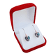 thumbnail image 2 of Aros De Plata 925 Mujer Cristal Swarovski Corazon Vitrail, 2 of 3