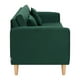 thumbnail image 3 of Sofa New Retro 3c + 2 Pouf Felpa 05 Verde Botella, 3 of 6