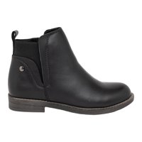 Botin De Cuero Doret Negro Alquimia