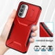 thumbnail image 4 of Funda Resistente para Samsung Galaxy A26 con Tapa Deslizante y Protección Militar Rojo, 4 of 6