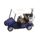 thumbnail image 4 of Modelo de carrito de golf, mini carrito de golf, juguete en miniatura, carrito de golf de mesa, decoración para casa de muñecas, accesorios para niños Azul, 4 of 5