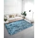 thumbnail image 3 of Alfombra Peluda 200x300 Premium Color Azul, 3 of 4