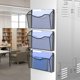 thumbnail image 5 of Organizador de archivos MINDEPOT 2 unidades negro con montaje magnético de pared, 5 of 7