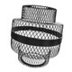 thumbnail image 3 of Lámpara Colgante Colgante Pantalla De Montaje Iluminación Alambre De Metal Cubierta De Jaula De Luz Negro, 3 of 5