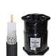 thumbnail image 1 of Cable coaxial de audio y video Perfect Vision RG6, de cobre sólido, color negro, de 304 m (1000 pies), 1 of 2