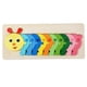 thumbnail image 3 of Rompecabezas De Números De Madera Tablero De Clasificación Bloques Juego A Juego Montessori Caterpillar, 3 of 5