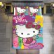 thumbnail image 1 of Graffiti Hello Kitty Comforter Twin SizeComforter Set for Kids Girls3Pcs Bedding Set Printed Comforter with 2 PillowcasesDown AlternativeSoft and Lightweight Bed Sheets, 1 of 5