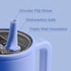 thumbnail image 3 of Botella de agua HydroJug Traveler de 1,2 L con asa y pajita abatible, 3 of 6