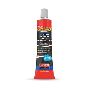 Dryko Impermeabilizantes - Silicona Acética Para Altas Temperaturas Negro Dryko