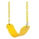 thumbnail image 1 of Asiento De Columpio De EVA Resistente De 66 "con Cadena Para Jardín, Juego De Columpio Para Patio Trasero, 220 Libras, Amarillo, 1 of 1