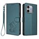 thumbnail image 1 of Funda de Gato tipo Libro para Honor 600 Lite, Verde Oscuro, 1 of 6