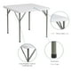 thumbnail image 2 of Mesa Plegable Camping Portátil Eventos 86x86 Cm, 2 of 5
