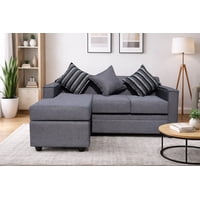 Almore - Seccional Croacia Reversible Gris