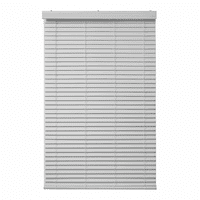 Aura Home - Persiana Imitación Madera 50 Mm 150X250 Cm Gris Claro Aura