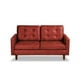 thumbnail image 2 of Sofa Napoles 2 C Cuero Kentucky Rojo, 2 of 6