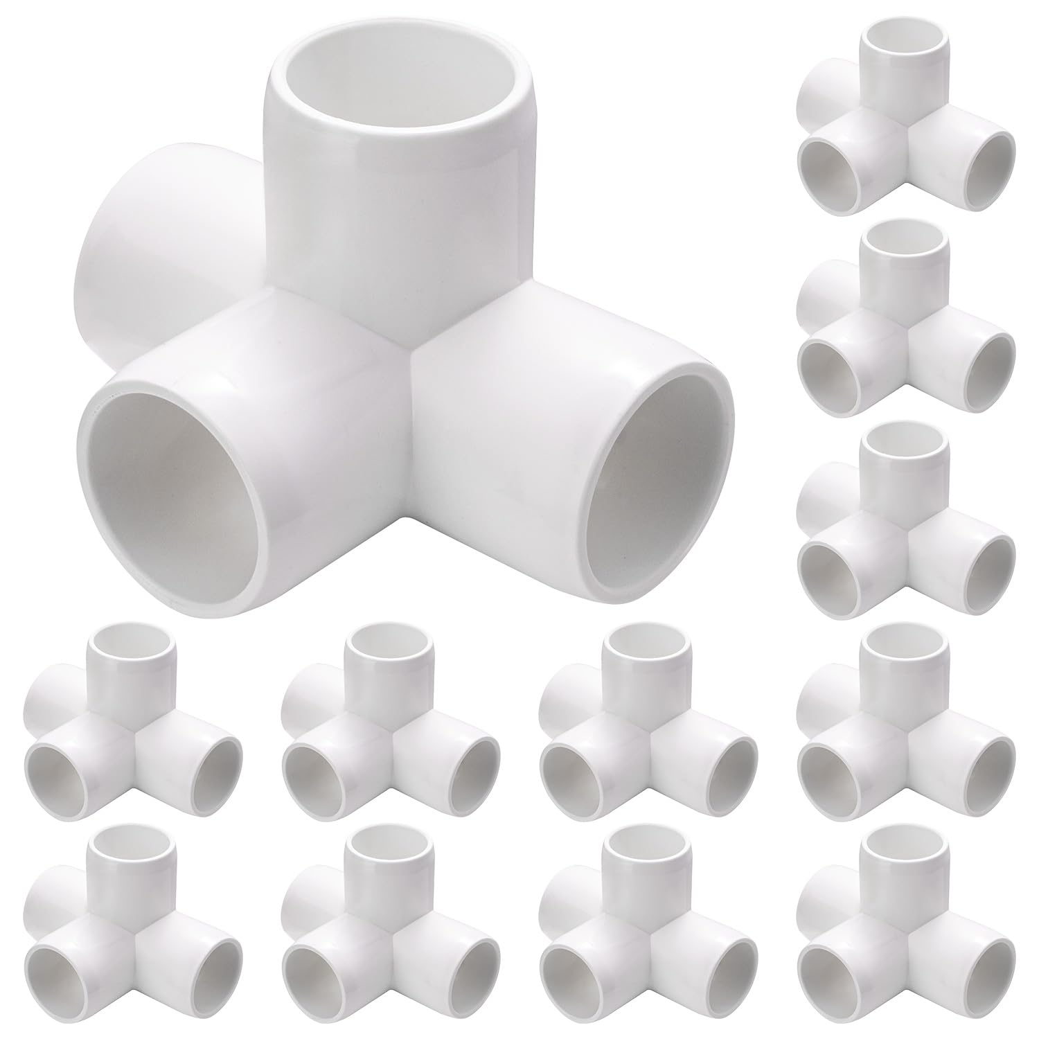 Accesorio Pvc 4 Vías Wtxhhy 1 Pulgada Paquete 12 Unidades