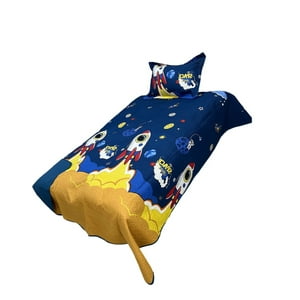 Decoideasemi - Cubrecama Quilt Primavera Verano De Niños Plaza Y Media