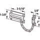 thumbnail image 2 of Cerradura de Cadena para Puerta PRIME-LINE U9909 Latón Cadena de 8 Eslabones de 8 cm, 2 of 3