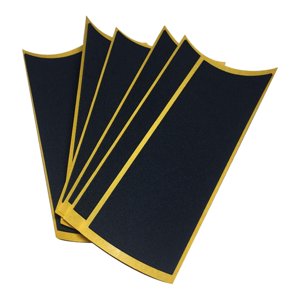 Ioensy - 6 Uds Cinta De Agarre De Diapasón Accesorios Antideslizantes Para Mini Suministros De Monopatín Amarillo Negro