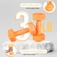 thumbnail image 4 of Mancuernas Yes4All recubiertas de vinilo de 1.36 kg, naranja intenso, par, 4 of 6