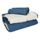 thumbnail image 2 of Quilt Andes Sherpa Liso Azul 2 Plazas, 2 of 3