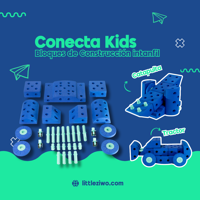 Ziwo - Conecta Kids - Set De Bloques De Construcción Infantil