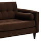 thumbnail image 2 of Sofa Retro 3C Felpa 00 Chocolate, 2 of 6