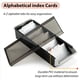 thumbnail image 5 of Portatarjetas Daphilly para escritorio, metal, capacidad para 800 tarjetas, 5 of 7